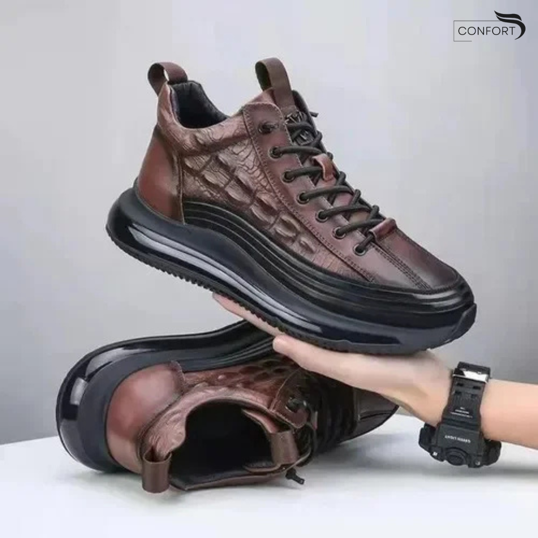 Big Confort Suite - Botas de couro extra leves