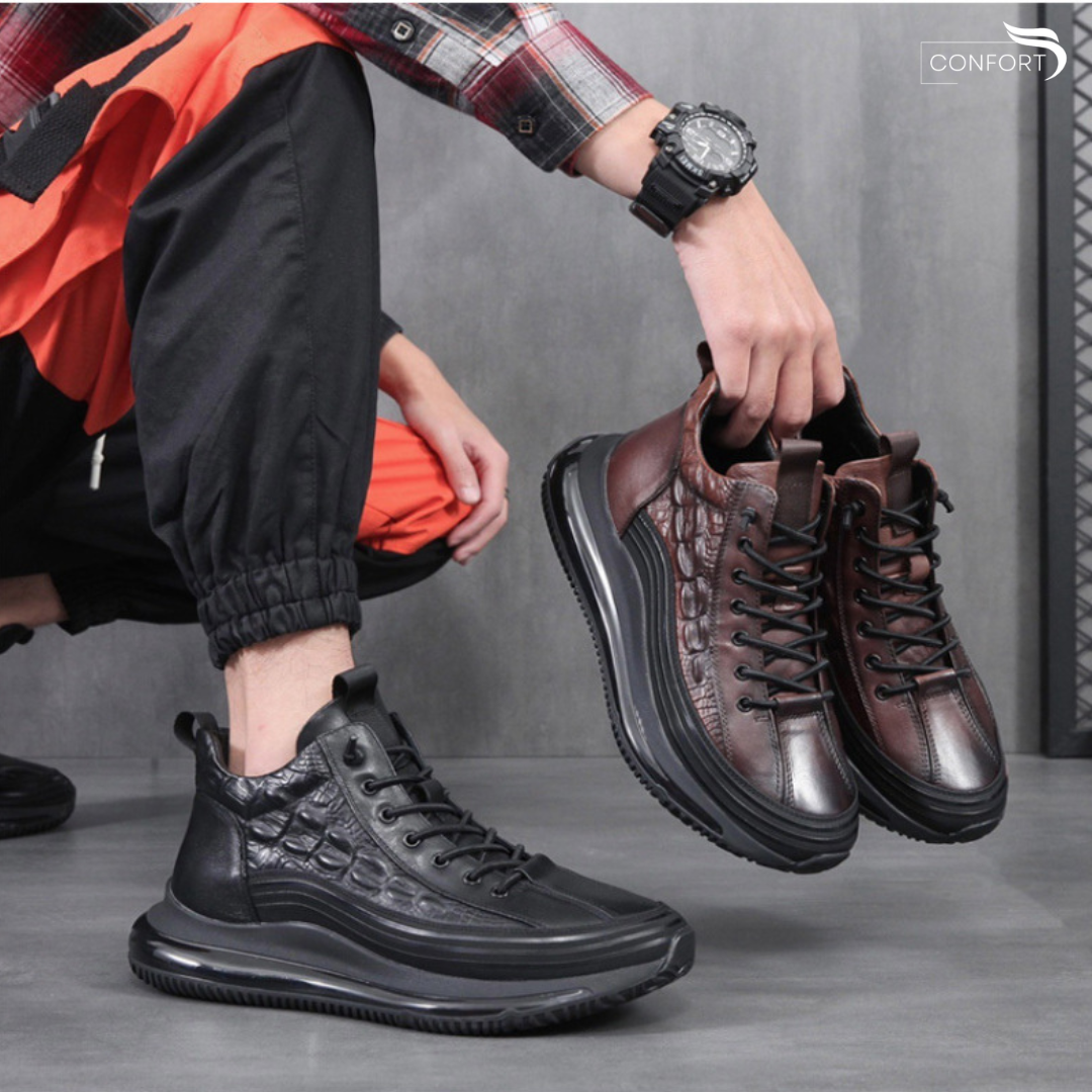 Big Confort Suite - Botas de couro extra leves