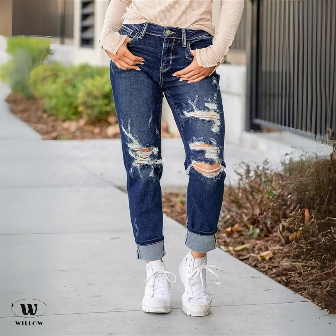 Jeans Streetwear Willow Rasgado