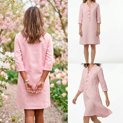 Vestido em linho - Pioré