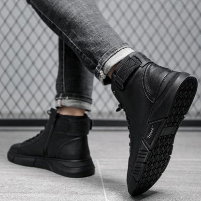 Black™ Sapatos elegantes de couro de qualidade