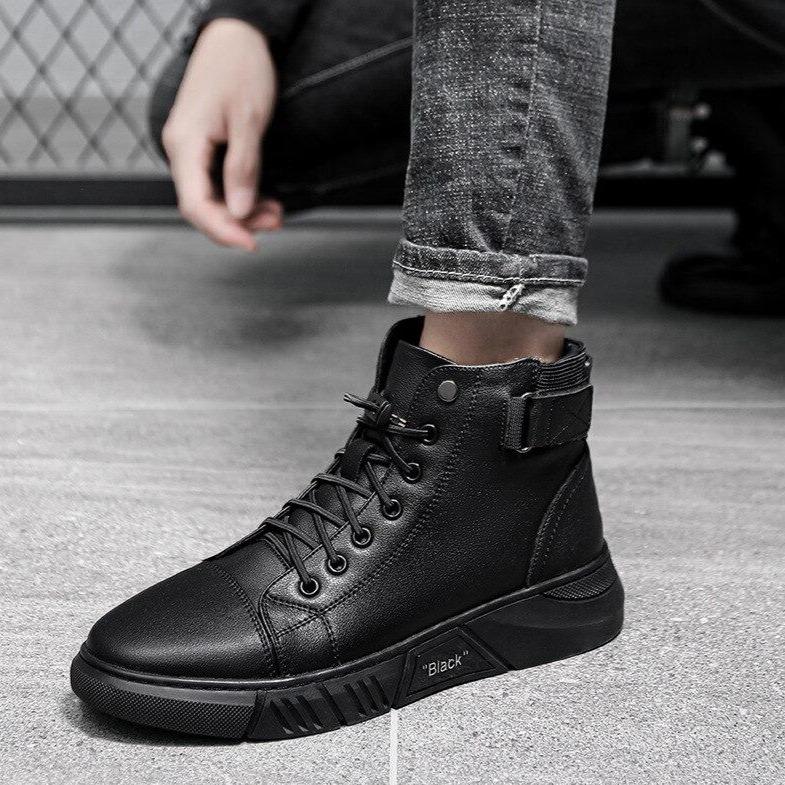 Black™ Sapatos elegantes de couro de qualidade