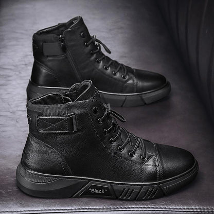 Black™ Sapatos elegantes de couro de qualidade